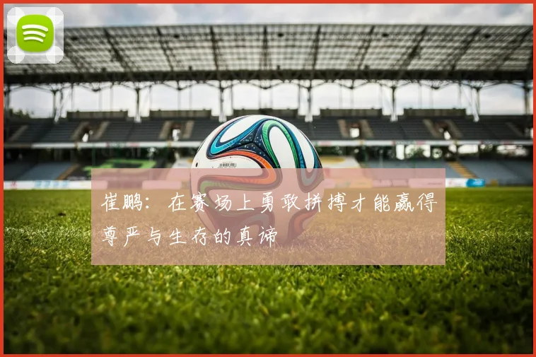 崔鹏：在赛场上勇敢拼搏才能赢得尊严与生存的真谛